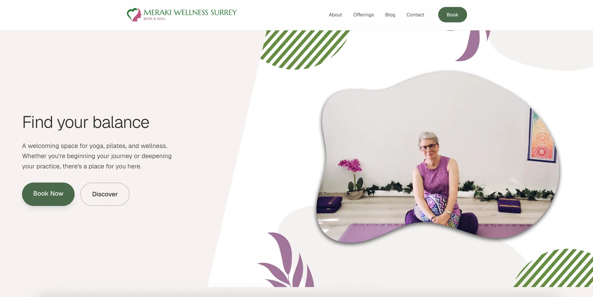 Meraki Wellness website